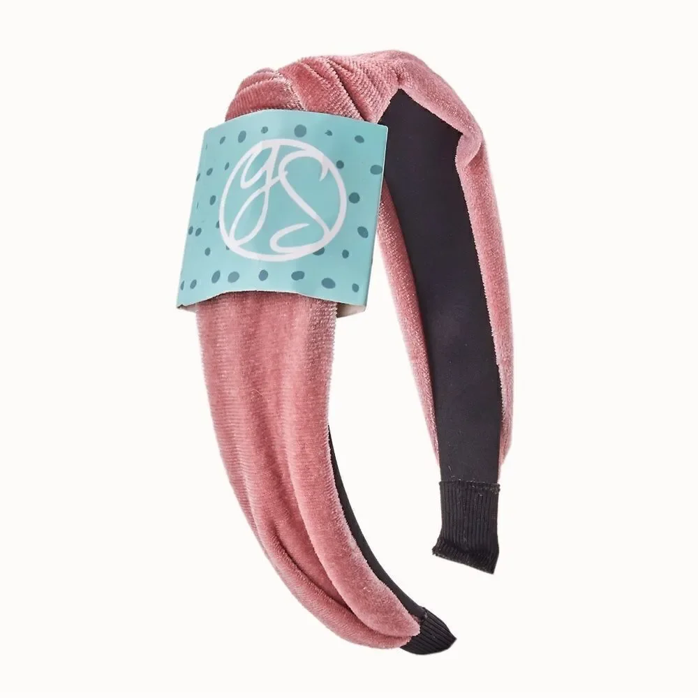GEMMA ROSE Velvet Top Knot Headband NWT 🌹